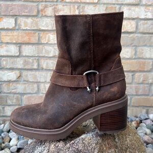 Dolce Vita Brown Heeled Boots